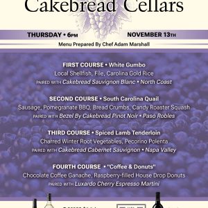 Cakebread Wine Dinner