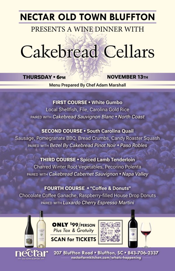 Cakebread Wine Dinner